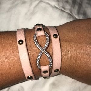 Wrap around infinity bracelet